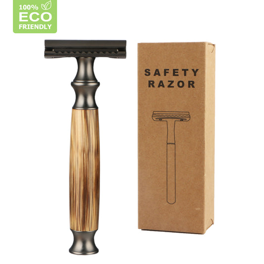 Manual Bamboo Safety Razor Eco Friendly Shaving