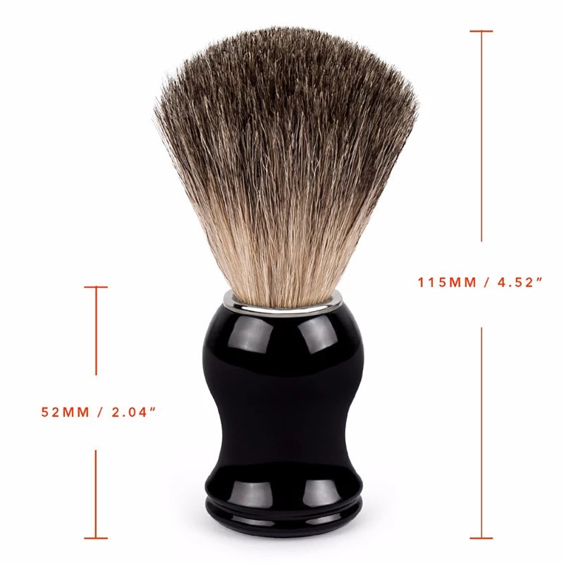 Black Wooden Handle Shaving Brush