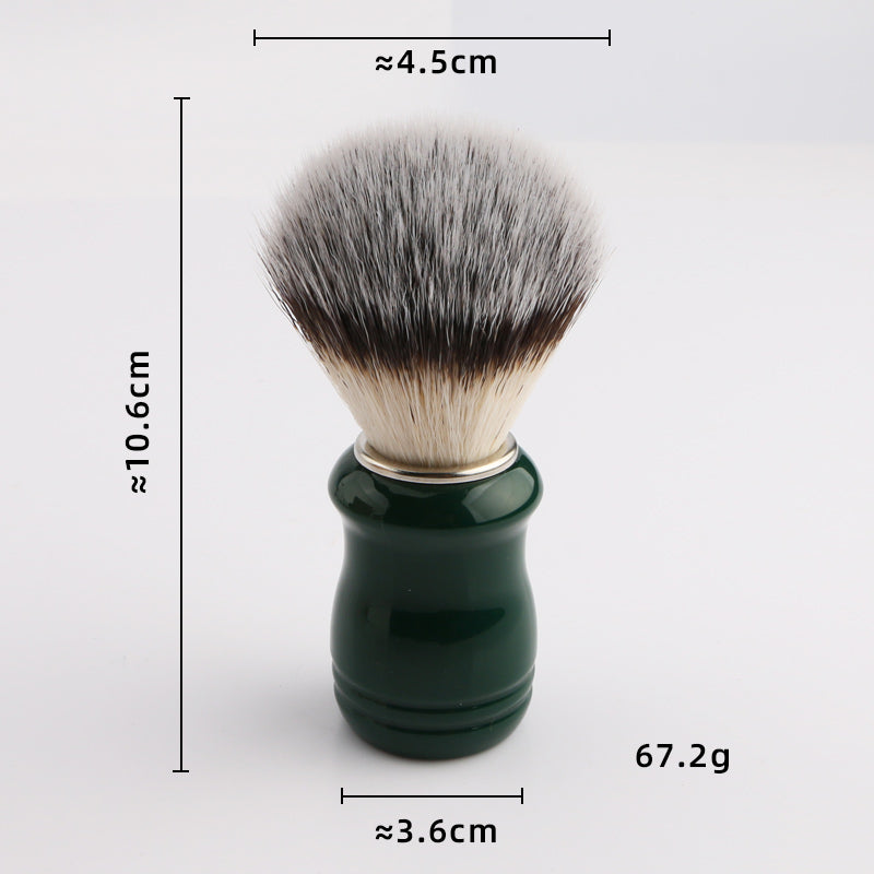 Green Wooden Handle Shaving Brush