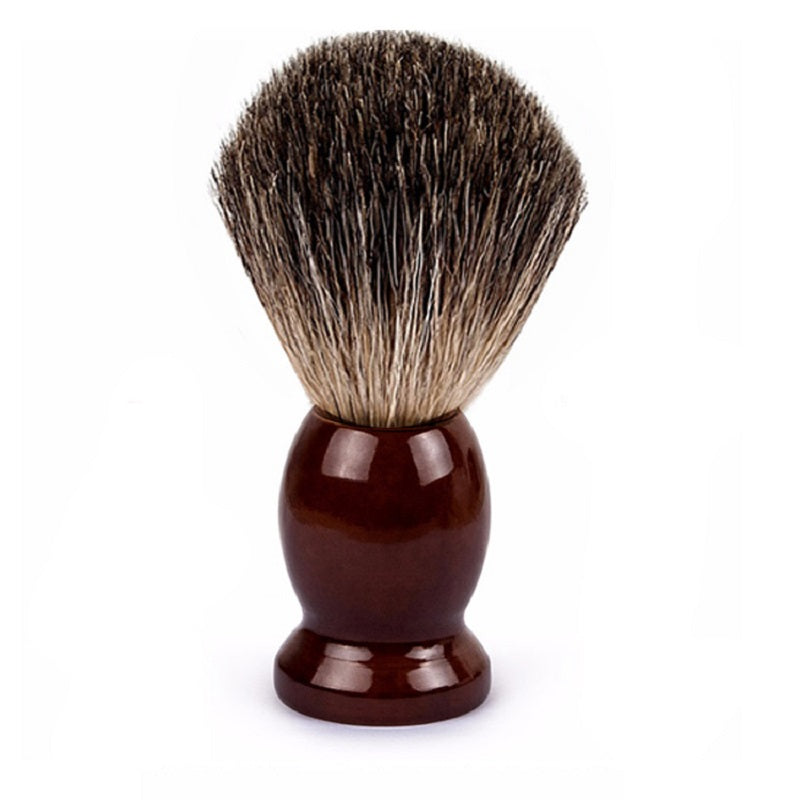 Brown Wooden Handle Shaving Brush